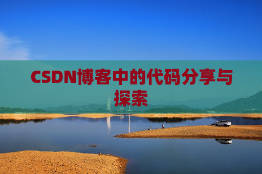 CSDN博客中的代码分享与探索